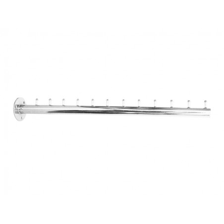 Wall Mount Straight Hook 12 Notch WM254D 20 x 450 Yane