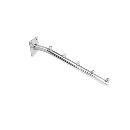 Wall Mount Waterfall Hook 5 Notch WM203A 19 x 300 Yane CH Steel