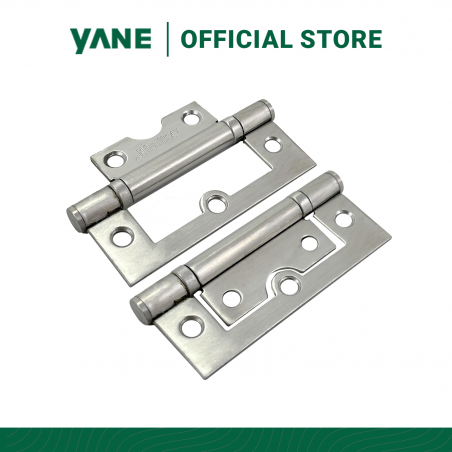 Flush Door Hinge RH402 3" 75x32x1,6mm Yane SS Stainless 304