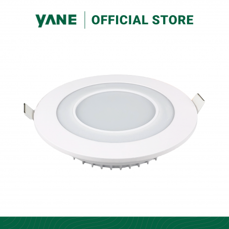 LED DOWNLIGHT TWO SCENE LD072 PANEL ROUND 100-265V/12W 152X28MM YANE BLUE+WHITE ALUMUNIUM
