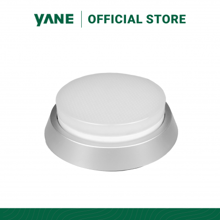 LED PANEL LD021 ROUND AC220V /2.4W Ø94 X 25MM YANE SILVER WARM WHITE PLASTIC