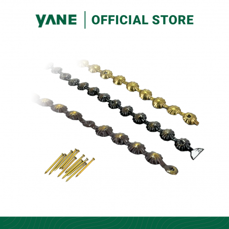 Furniture Nails Stripe PM111 318 Motif Round 1Mtr Steel