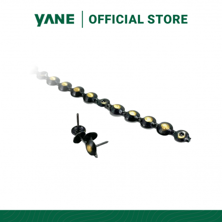 Furniture Nails Stripe PM101A Plain Round 10x1Mtr Yane Black Point BRS Brass