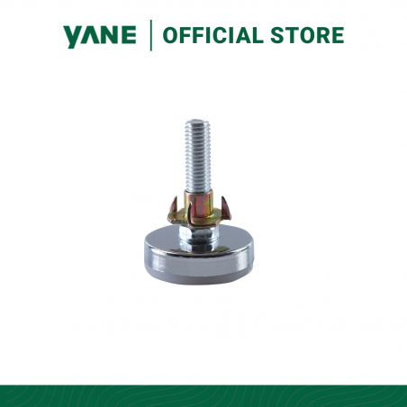 Adjuster+Tee Nut KST215 Fixed M10x43 Yane White CH Steel Plastic