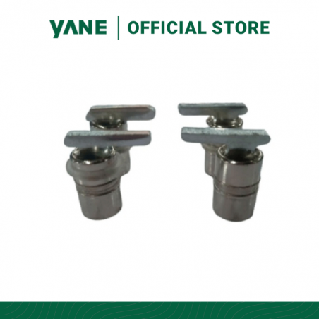 Slotted Glass Shelf Support DB511 11 x 17mm Yane CH Steel (4Pcs)