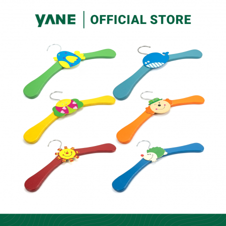 Hanger H30 Animals Yane Colourful Wood ( 6Pcs )